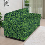 Irish Shamrock Pattern Print Sofa Cover