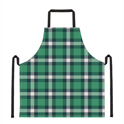 Irish St. Patrick's Day Plaid Print Apron