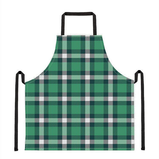Irish St. Patrick's Day Plaid Print Apron