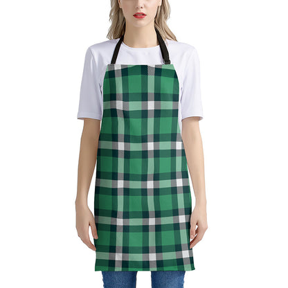 Irish St. Patrick's Day Plaid Print Apron