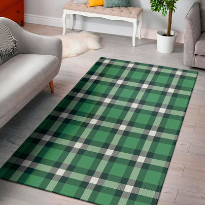 Irish St. Patrick's Day Plaid Print Area Rug