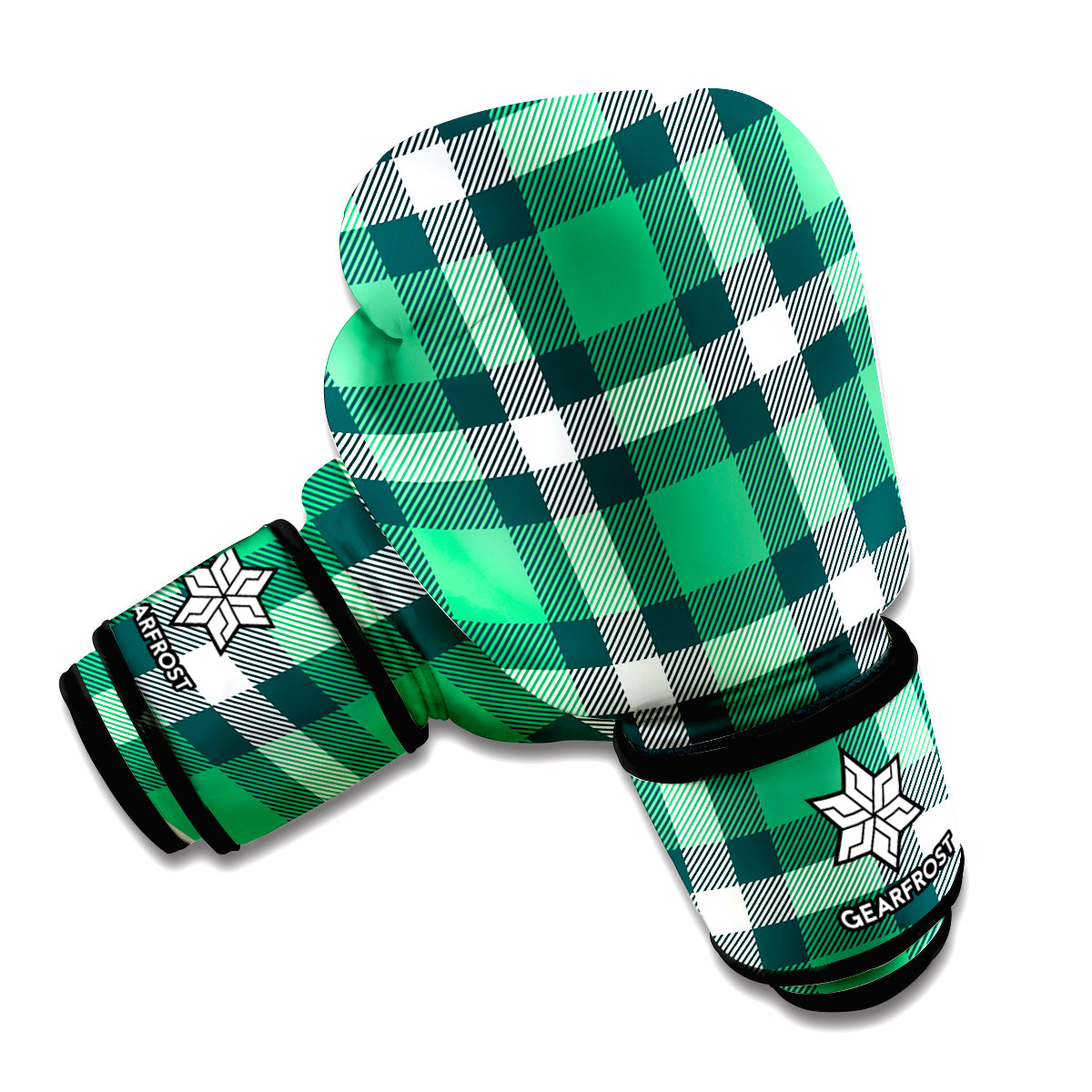 Irish St. Patrick's Day Plaid Print Boxing Gloves