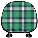 Irish St. Patrick's Day Plaid Print Car Headrest Covers