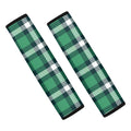 Irish St. Patrick's Day Plaid Print Car Seat Belt Covers