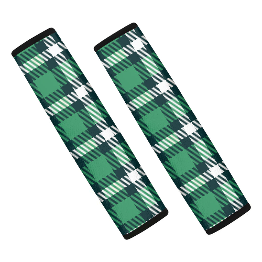 Irish St. Patrick's Day Plaid Print Car Seat Belt Covers