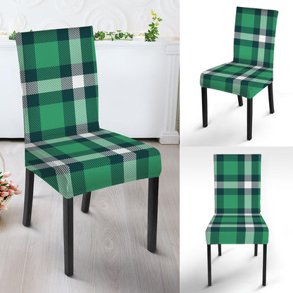 Irish St. Patrick's Day Plaid Print Dining Chair Slipcover