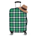 Irish St. Patrick's Day Plaid Print Luggage Cover