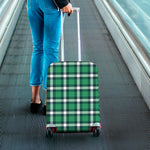 Irish St. Patrick's Day Plaid Print Luggage Cover