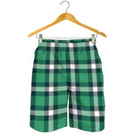 Irish St. Patrick's Day Plaid Print Men's Shorts