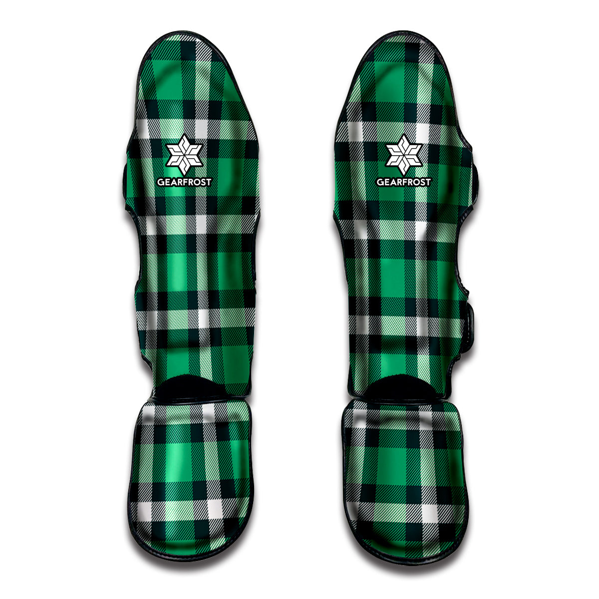 Irish St. Patrick's Day Plaid Print Muay Thai Shin Guard