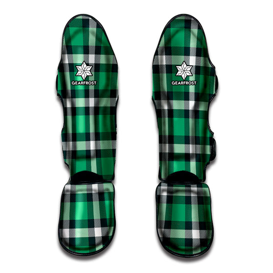 Irish St. Patrick's Day Plaid Print Muay Thai Shin Guard