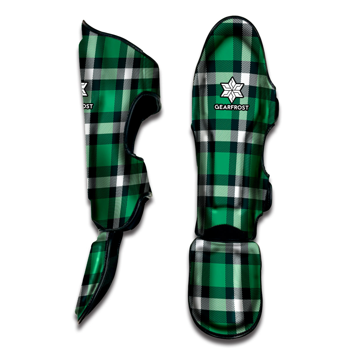 Irish St. Patrick's Day Plaid Print Muay Thai Shin Guard