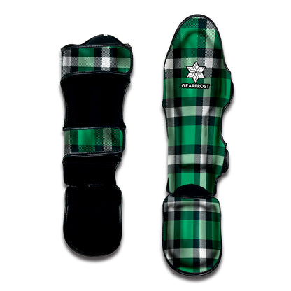 Irish St. Patrick's Day Plaid Print Muay Thai Shin Guard