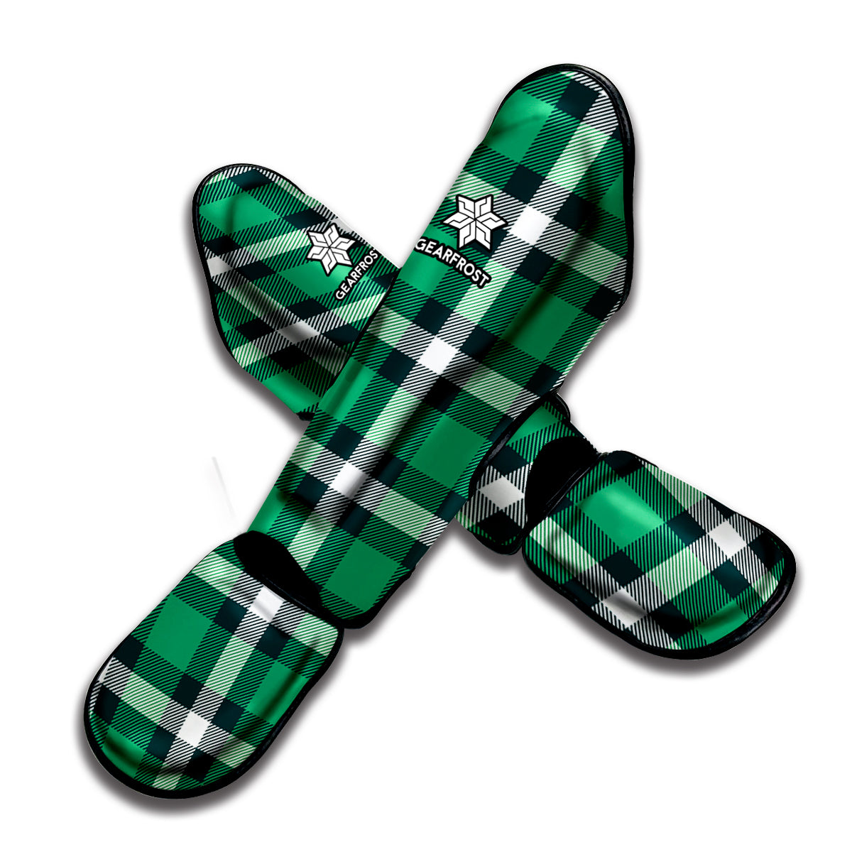 Irish St. Patrick's Day Plaid Print Muay Thai Shin Guard