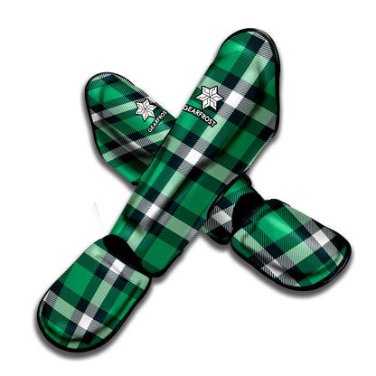 Irish St. Patrick's Day Plaid Print Muay Thai Shin Guard