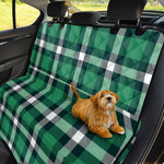 Irish St. Patrick's Day Plaid Print Pet Car Back Seat Cover