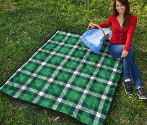 Irish St. Patrick's Day Plaid Print Quilt