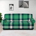 Irish St. Patrick's Day Plaid Print Sofa Cover