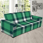 Irish St. Patrick's Day Plaid Print Sofa Slipcover