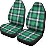 Irish St. Patrick's Day Plaid Print Universal Fit Car Seat Covers