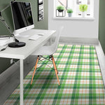 Irish St. Patrick's Day Tartan Print Area Rug