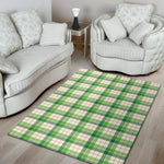 Irish St. Patrick's Day Tartan Print Area Rug