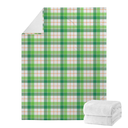 Irish St. Patrick's Day Tartan Print Blanket