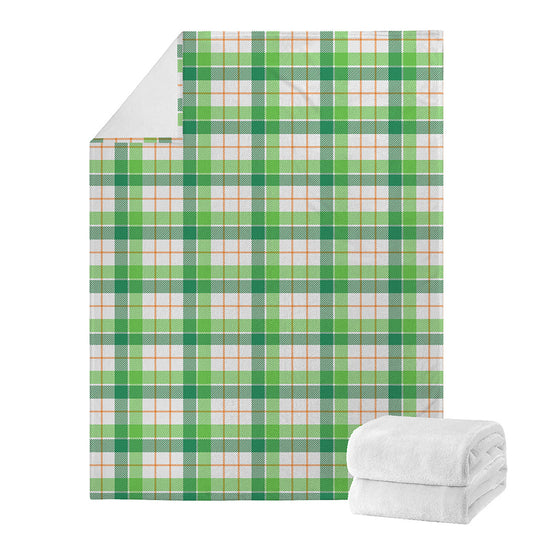 Irish St. Patrick's Day Tartan Print Blanket
