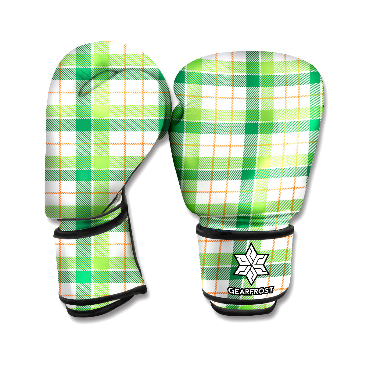 Irish St. Patrick's Day Tartan Print Boxing Gloves