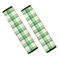 Irish St. Patrick's Day Tartan Print Car Seat Belt Covers