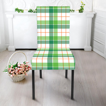 Irish St. Patrick's Day Tartan Print Dining Chair Slipcover