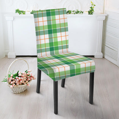 Irish St. Patrick's Day Tartan Print Dining Chair Slipcover