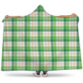 Irish St. Patrick's Day Tartan Print Hooded Blanket