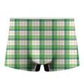 Irish St. Patrick's Day Tartan Print Men's Boxer Briefs