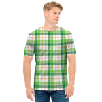 Irish St. Patrick's Day Tartan Print Men's T-Shirt