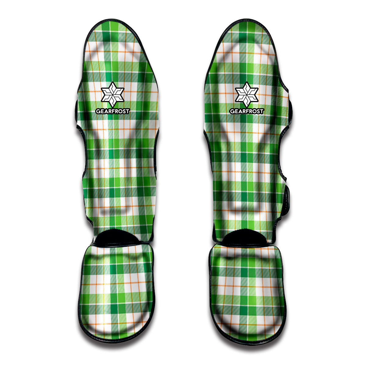 Irish St. Patrick's Day Tartan Print Muay Thai Shin Guard