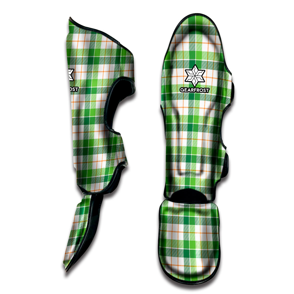 Irish St. Patrick's Day Tartan Print Muay Thai Shin Guard