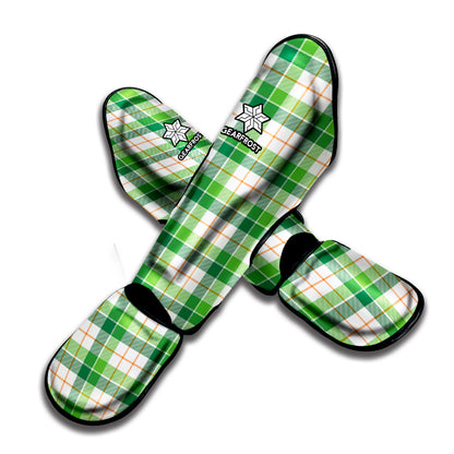 Irish St. Patrick's Day Tartan Print Muay Thai Shin Guard