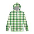 Irish St. Patrick's Day Tartan Print Pullover Hoodie