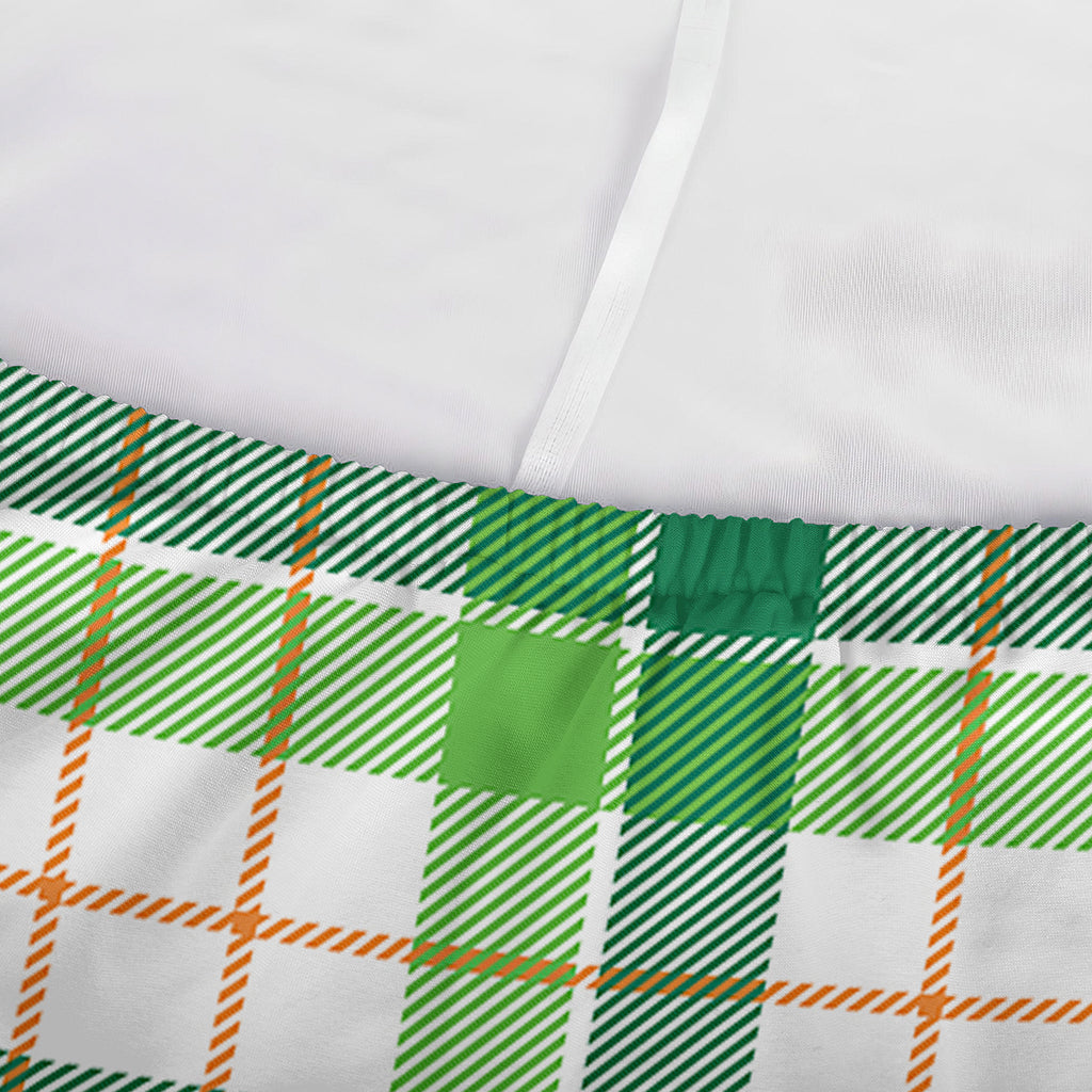 Irish St. Patrick's Day Tartan Print Sofa Cover