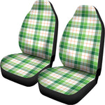 Irish St. Patrick's Day Tartan Print Universal Fit Car Seat Covers