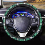 Irish St. Patrick's Day Plaid Print Car Steering Wheel Cover