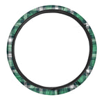 Irish St. Patrick's Day Plaid Print Car Steering Wheel Cover