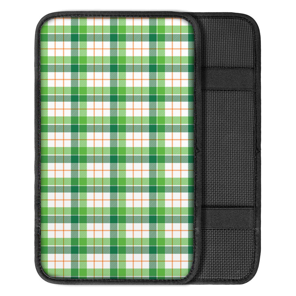 Irish St. Patrick's Day Tartan Print Car Center Console Cover