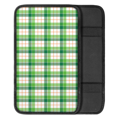Irish St. Patrick's Day Tartan Print Car Center Console Cover
