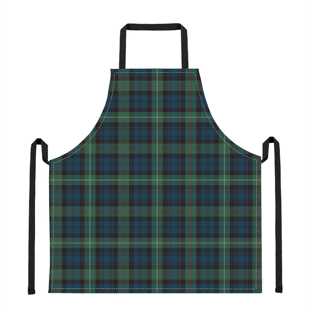 Irish Tartan Pattern Print Apron