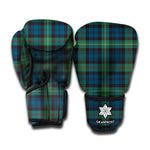 Irish Tartan Pattern Print Boxing Gloves