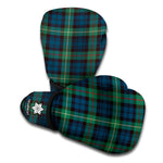 Irish Tartan Pattern Print Boxing Gloves