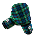 Irish Tartan Pattern Print Boxing Gloves