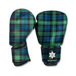 Irish Tartan Pattern Print Boxing Gloves